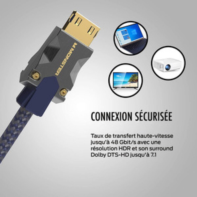 CABLE HDMI M3000 UHD 8K DOLBY VISION HDR 48GBPS 1.5M