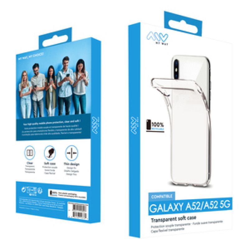 MYWAY COQUE SOUPLE TRANSPARENTE SAMSUNG GALAXY A52/ A52 5G