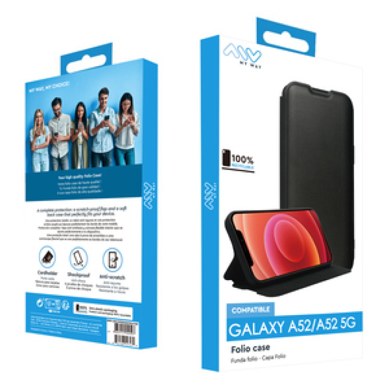 MYWAY FOLIO CASE FONCTION STAND SAMSUNG GALAXY A52/ A52 5G