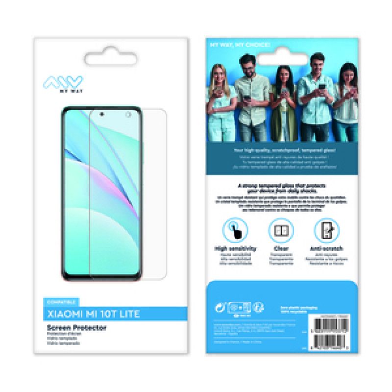 MYWAY VERRE TREMPE PLAT XIAOMI Mi 10T LITE