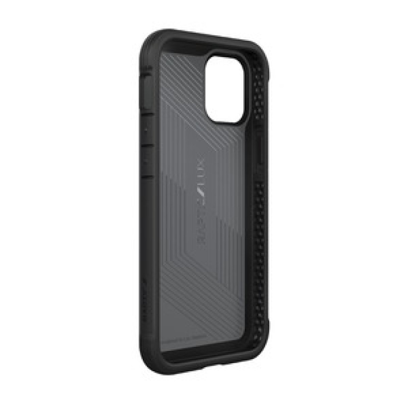 COQUE LUX FIBRE DE CARBONE NOIR POUR IPHONE 12 MINI