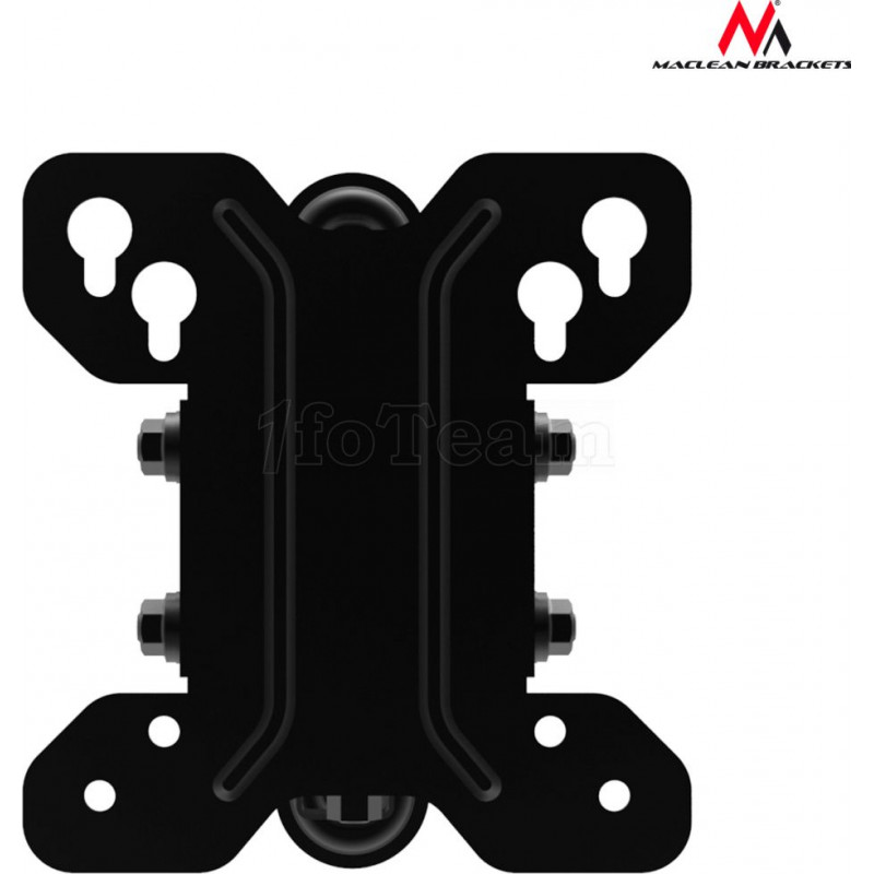 Support écran mural Maclean MC-740 pour écran plat 13" à 23" (30kg max)