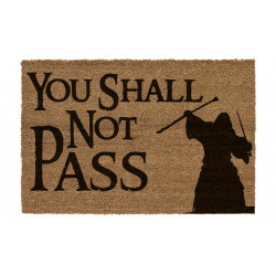 LORD OF THE RINGS - You Shall Not Pass - Paillasson '60x40x2cm'