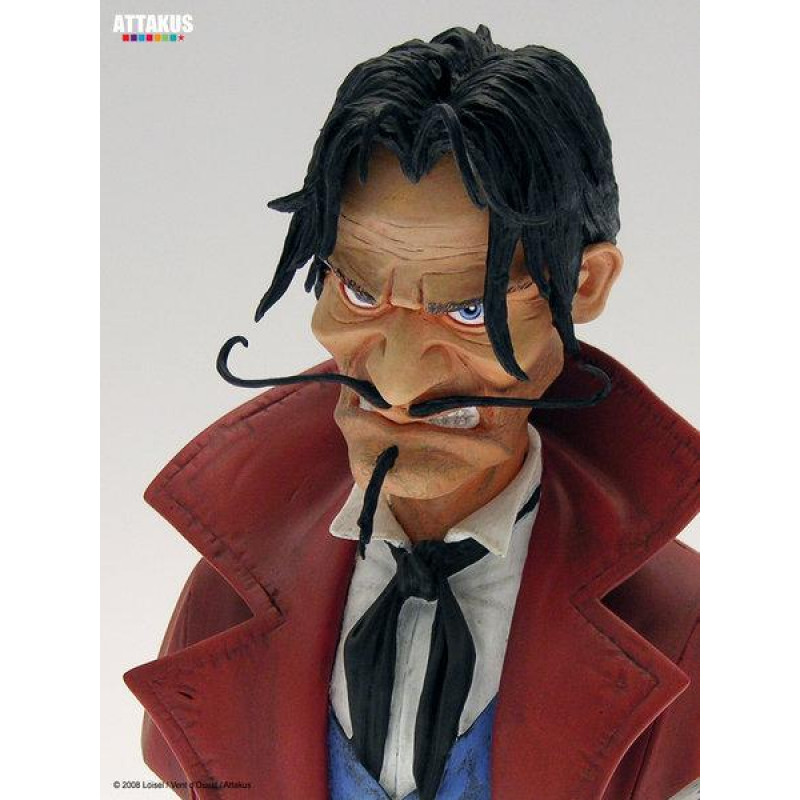 PETER PAN (R. LOISEL) - Capitaine Crochet - Buste en résine 20cm