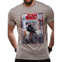 STAR WARS 8 The Last Jedi - T-Shirt BB8 Reveal (XXL)