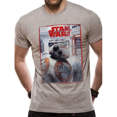 STAR WARS 8 The Last Jedi - T-Shirt BB8 Reveal (S)