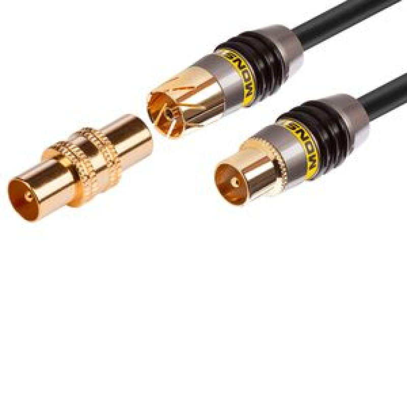 MV2A QUAD CABLE ANTENNE QUADRUPLE BLINDAGE 1.5M