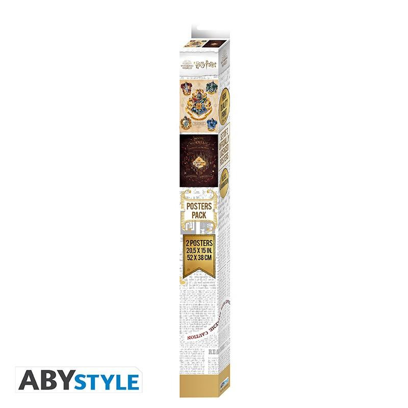 HARRY POTTER - Blason & Maraudeurs - Set 2 posters '52x38'