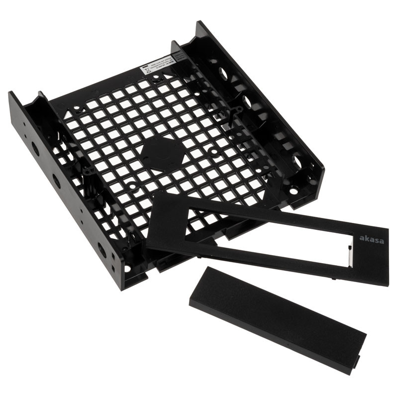 Akasa compatible Einbaurahmen 5,25 Zoll auf 2,5/3,5 Zoll, SSD/HDD Adapter