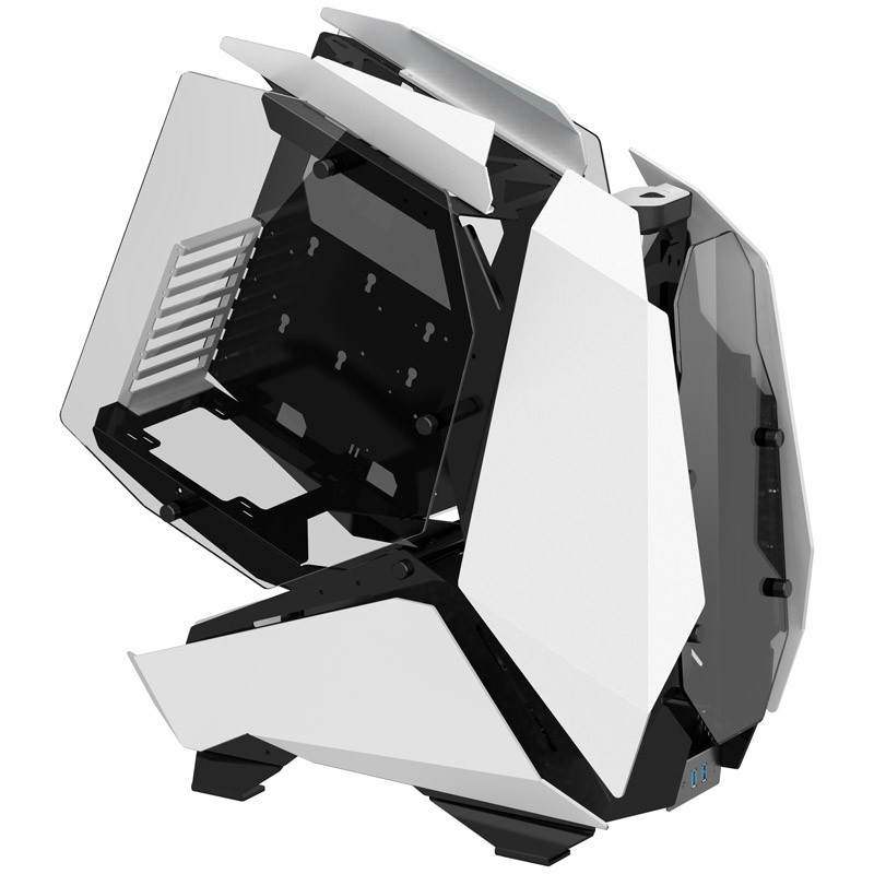 Jonsbo compatible MOD5 Big-Tower Showcase, Tempered Glass - weiß