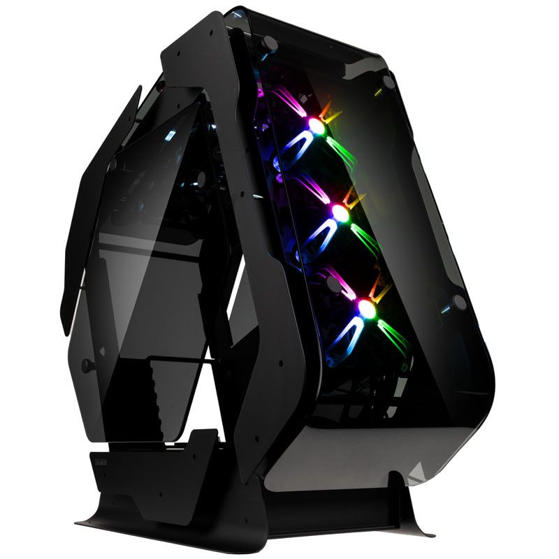 Zalman compatible Z-Machine 500 Midi-Tower Showcase, Tempered Glass - schwarz