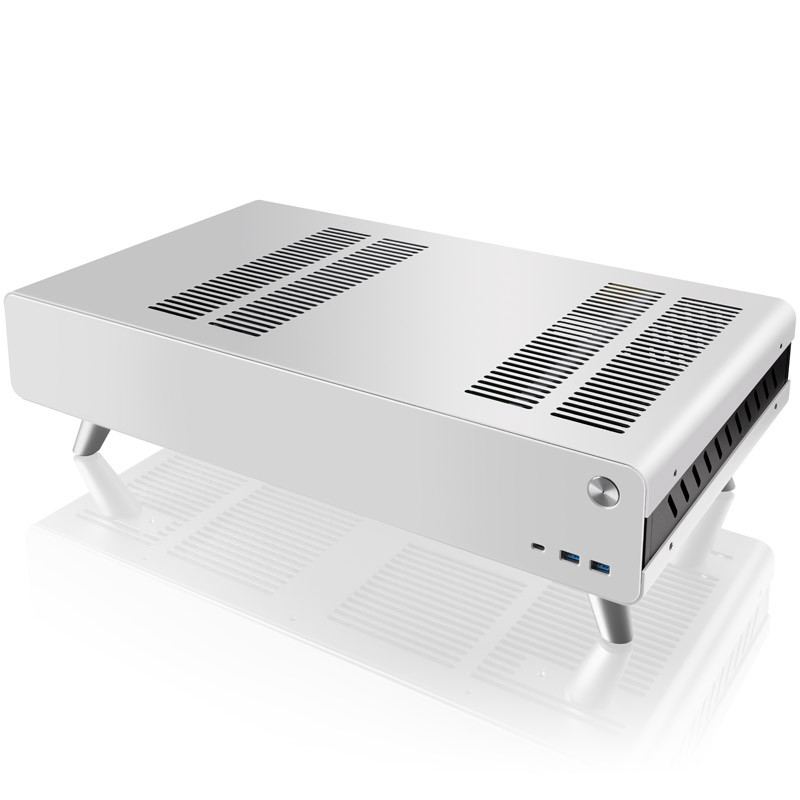 Raijintek compatible Pan Slim Mini-ITX Gehäuse - weiß