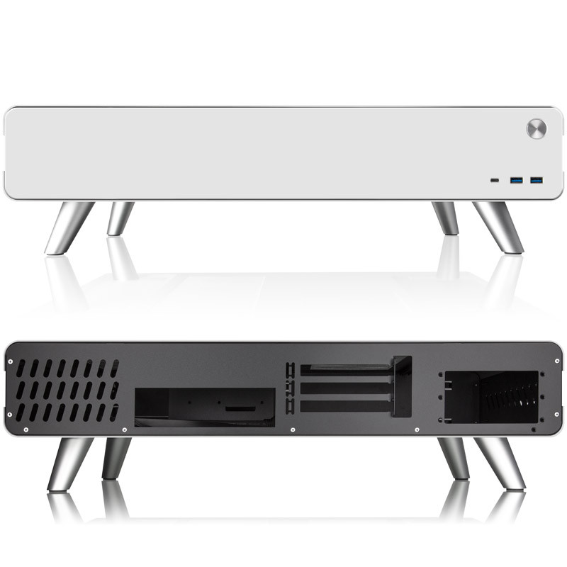 Raijintek compatible Pan Slim Mini-ITX Gehäuse - weiß