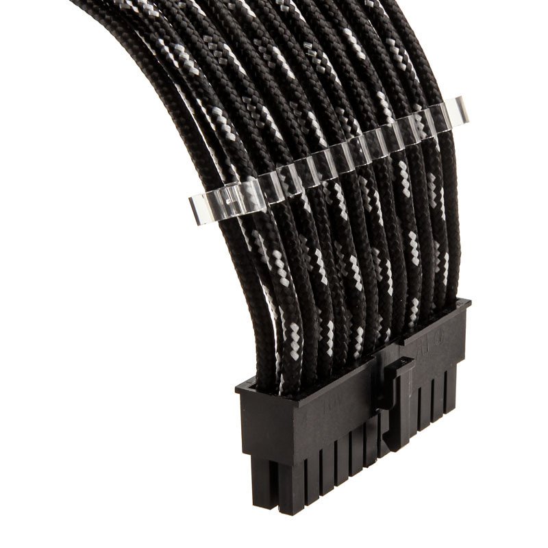 PHANTEKS Verlängerungskabel-Set, 500mm, S-Muster - schwarz/silber