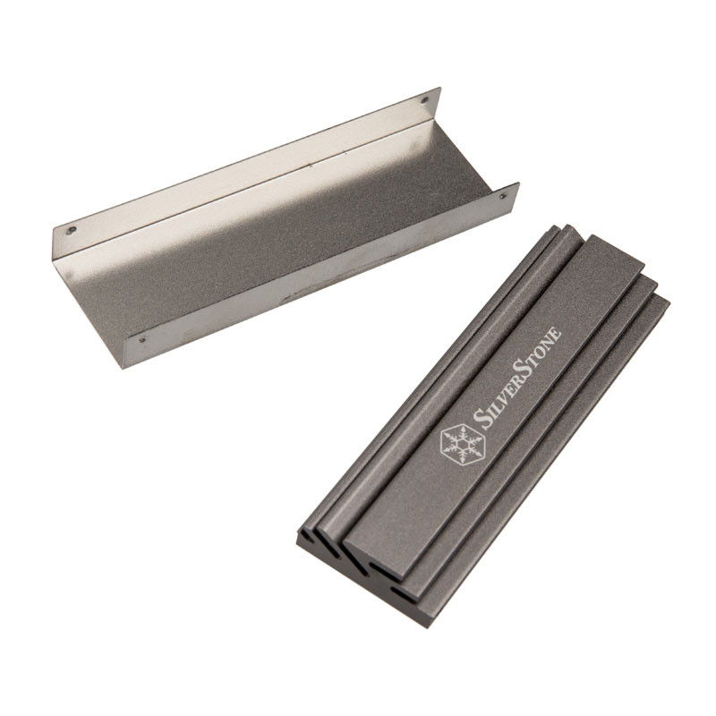 Silverstone TP04 M.2 Passivkühler, Aluminium - silber
