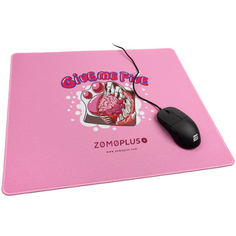 ZOMOPLUS compatible Give Me Five Gaming Mauspad, 500x420mm - pink