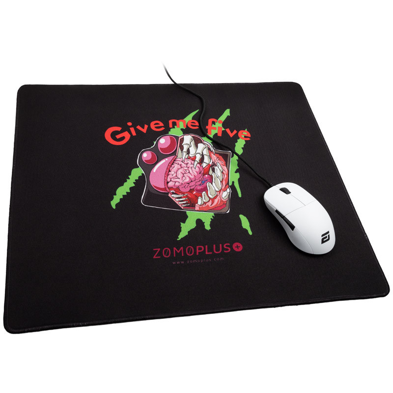 ZOMOPLUS compatible Give Me Five Gaming Mauspad, 500x420mm - schwarz
