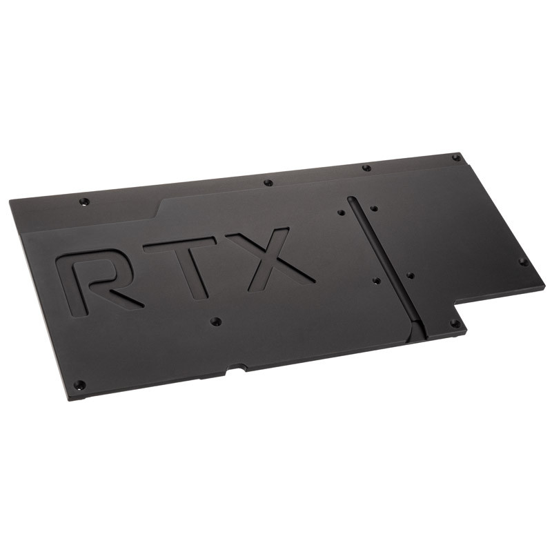 aqua computer compatible kryographics NEXT RTX 3080/3090 Strix GPU Backplate - passiv, schwarz