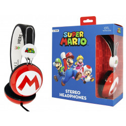 OTL Technologies Super Mario SM0654 écouteur/casque Écouteurs Avec fil Arceau Musique Multicolore
