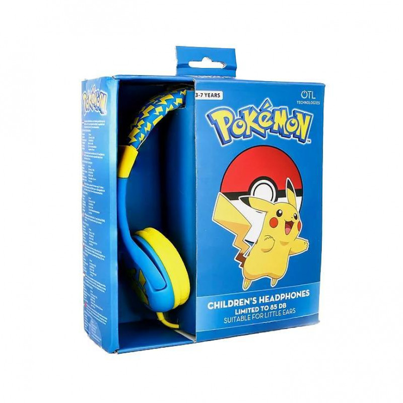 NINTENDO - Casque Audio OTL 3-7 Junior 85db - Pikachu