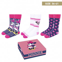 DISNEY - Minnie - Pack de 3 paires de chaussettes (P36-41)