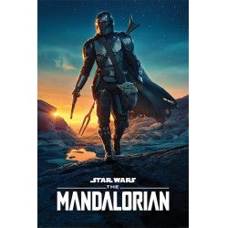 STAR WARS - The Mandalorian Nightfall - Poster 61x91cm