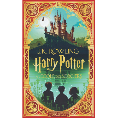HARRY POTTER A L'ECOLE DES SORCIERS - Illustration par Minalima