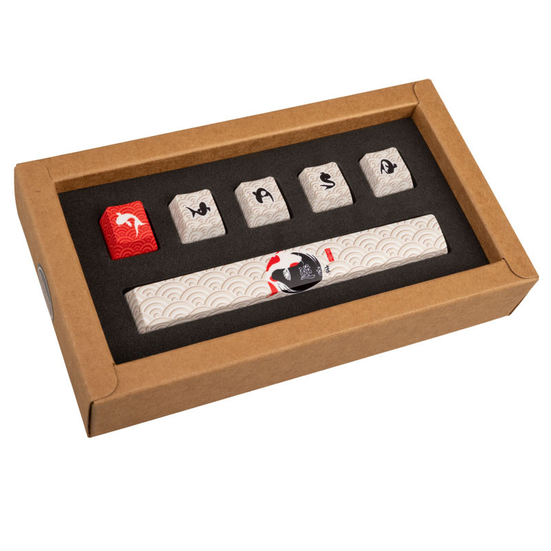 Traitors compatible Sakasama Bright, Keycap Set, PBT 5-side Dye-Sub