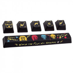 Traitors compatible Where's Johnny, Keycap Set, PBT 5-side Dye-Sub