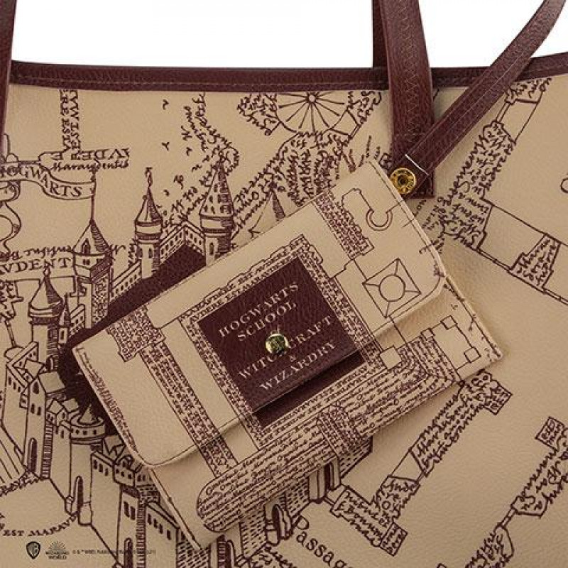 HARRY POTTER - Carte du Maraudeur - Shopping Bag Cabas