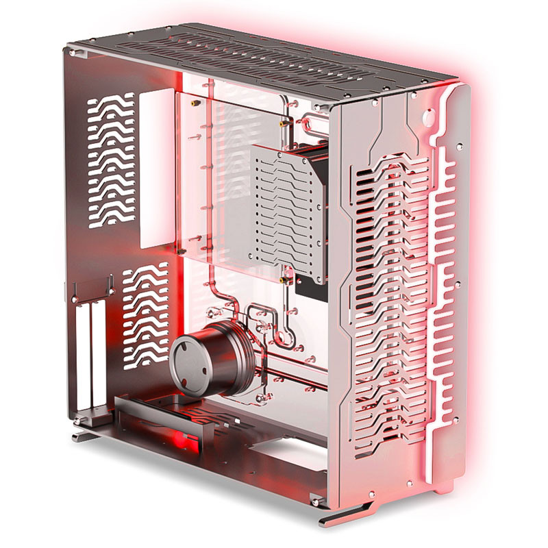 Singularity Computers compatible Wraith ITX/DTX - silber