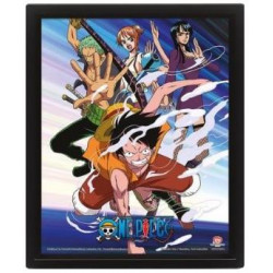 ONE PIECE - Straw Hat Pirates Assault - Poster lenticulaire 3D 26x20cm