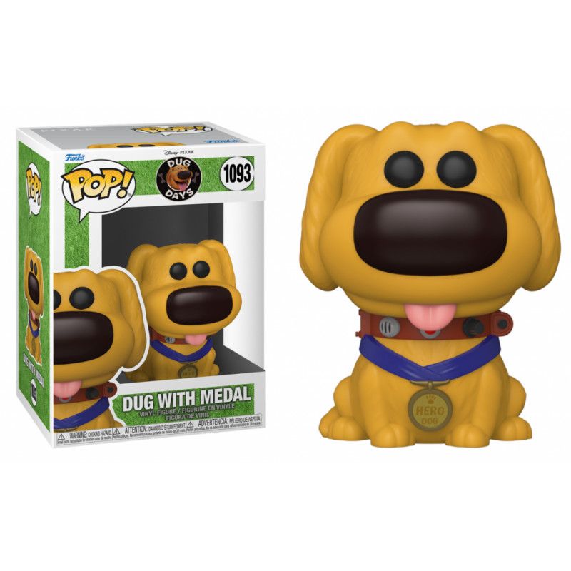 DUG DAYS - Bobble Head POP N° 1093 - Dug with Medal