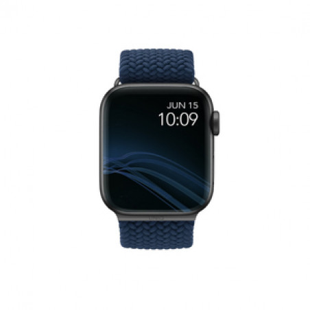 ASPEN BRACELET TRESSE APPLE WATCH 40 38MM BLEU OXFORD