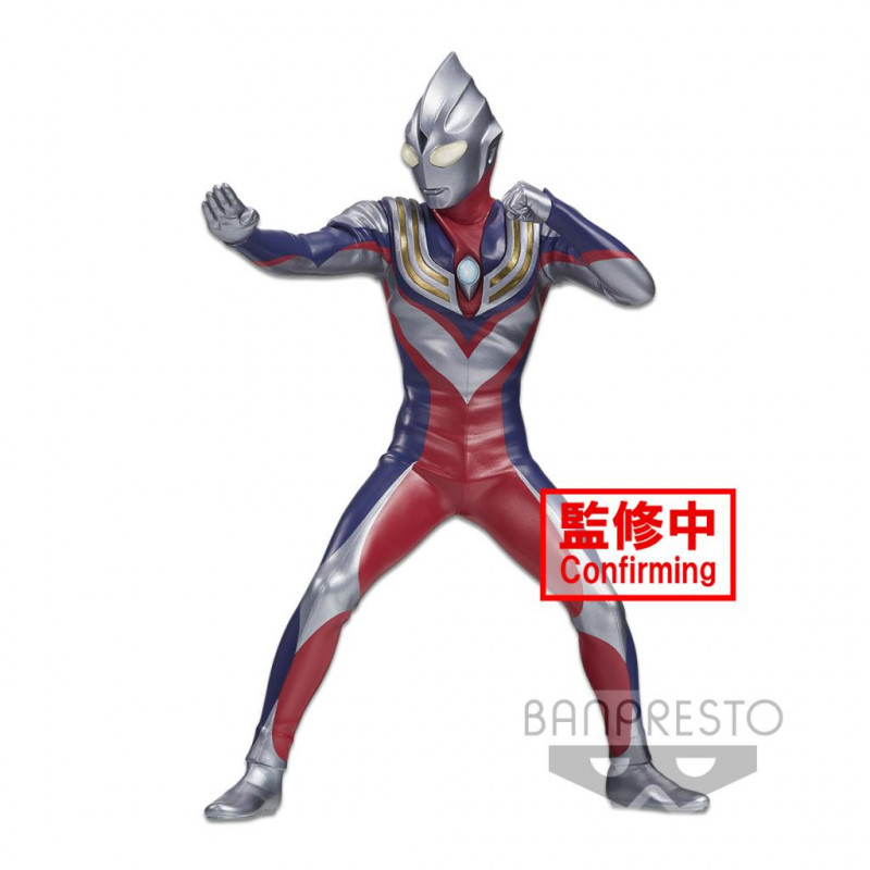 ULTRAMAN - Ultraman Tiga - Figurine Hero's brave Statue 18cm