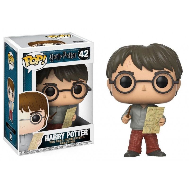 HARRY POTTER - Bobble Head POP N° 42 - Harry with Marauders Map