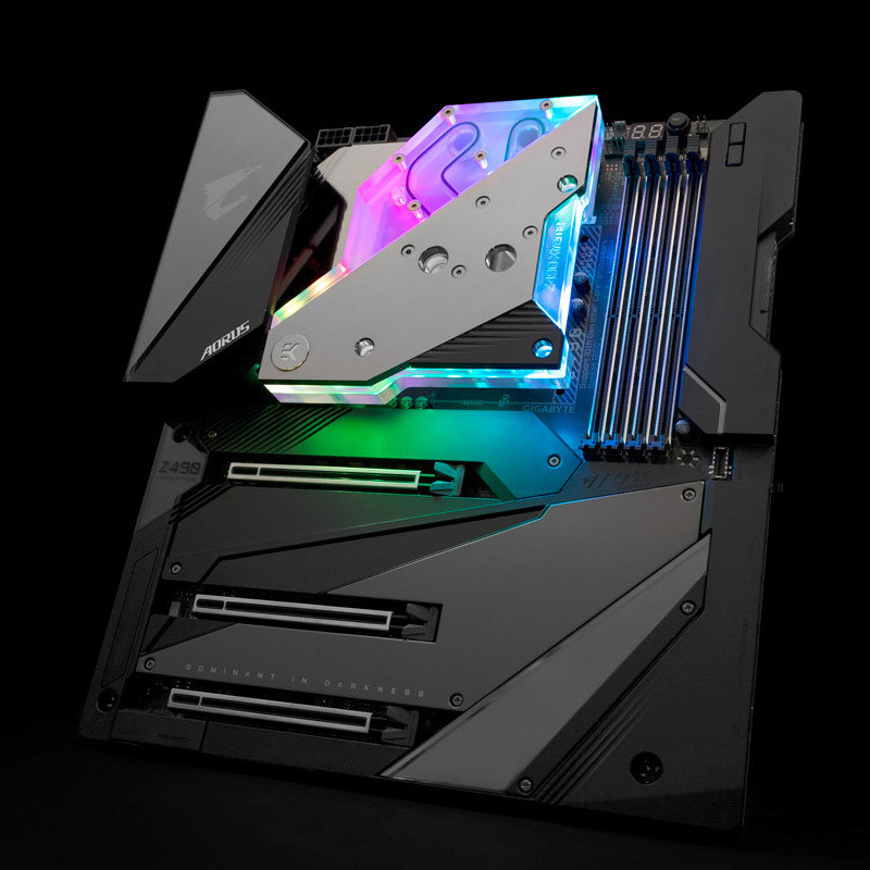 EK Water Blocks compatible EK-Quantum Momentum Aorus Z490 Xtreme D-RGB - Acryl