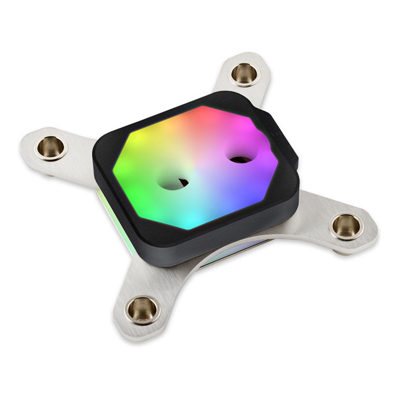 Aqua Computer cuplex kryos NEXT RGBpx 1200/1156/1155/1151/1150 - Acetal + 925 Silber, schwarz