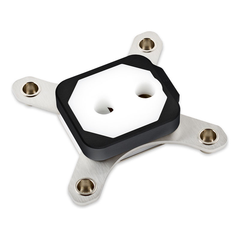 Aqua Computer cuplex kryos NEXT RGBpx 1200/1156/1155/1151/1150 - Acetal + 925 Silber, schwarz