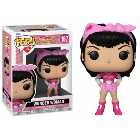DC COMICS - Bobble Head POP N° 167 - Wonder Woman Breast Cancer