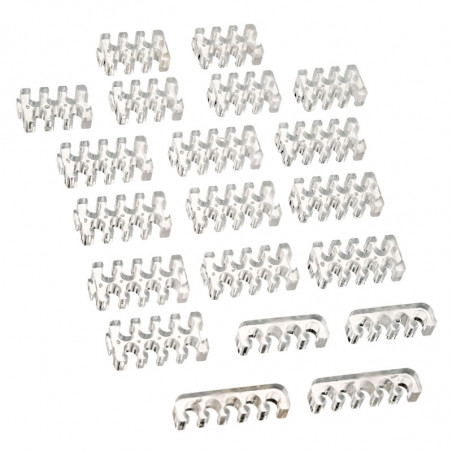 Silverstone SST-PP09, Kabelkammset, transparent