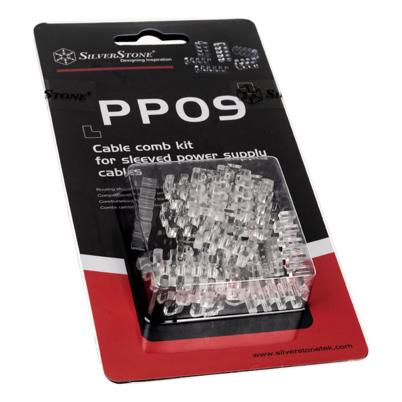 Silverstone SST-PP09, Kabelkammset, transparent