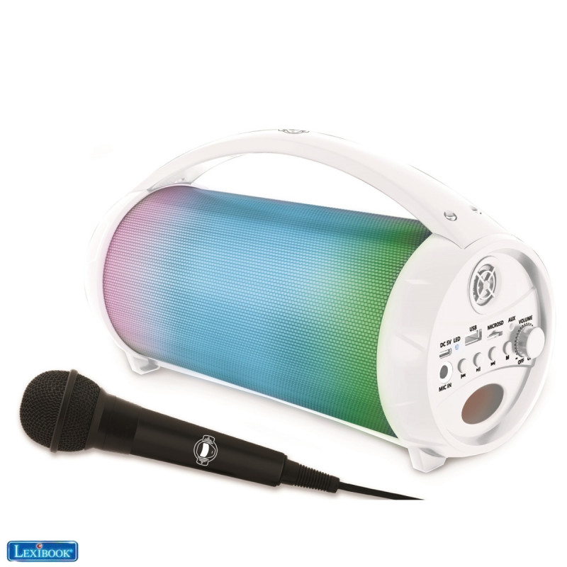 Lexibook compatible - iParty Bluetooth Speaker with lights and mic (BTP585Z)