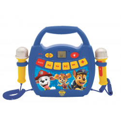 Lexibook compatible - Paw Patrol Light Bluetooth Speaker with Mics and Rechargeable Battery (MP320PAZ)