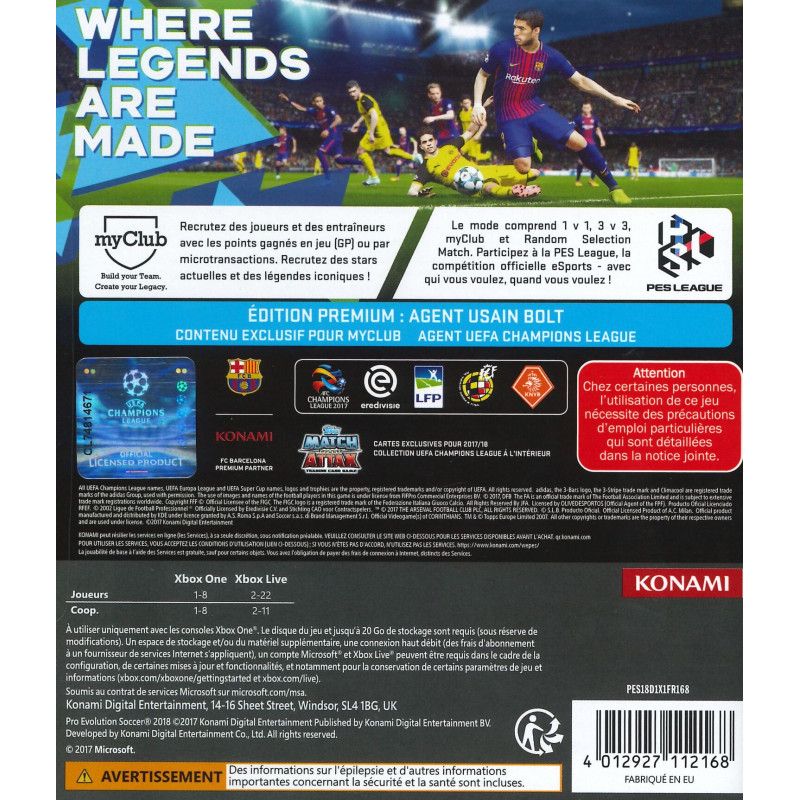 Pro Evolution Soccer 2018