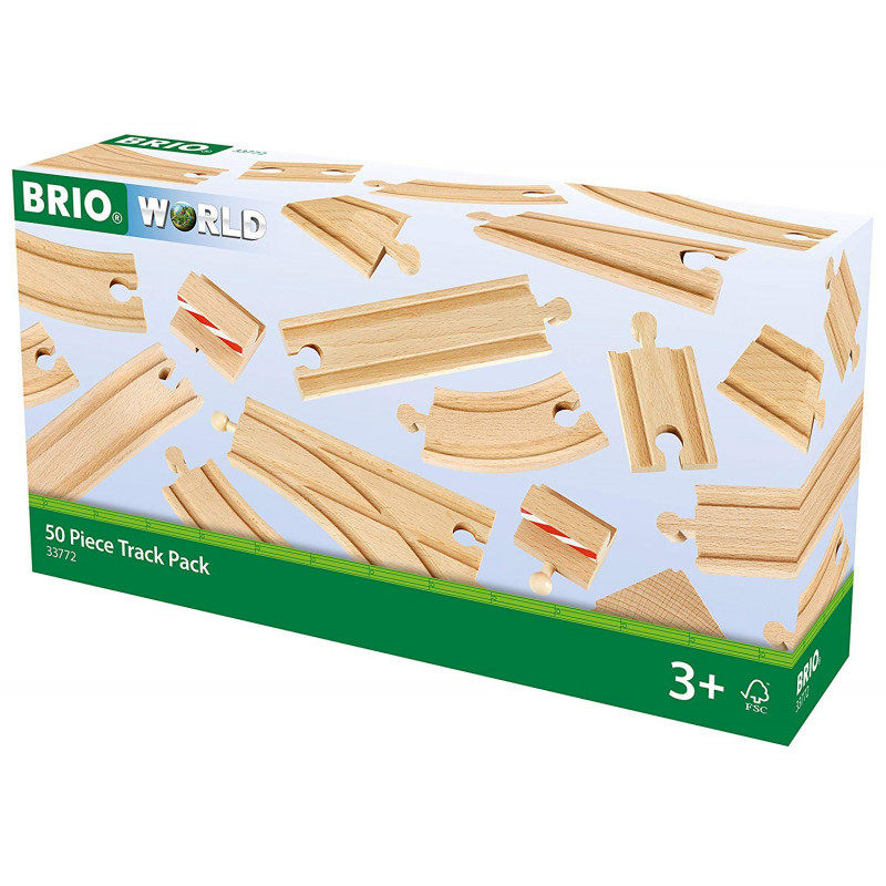 BRIO compatible - 50 pc Track Set (33772)