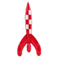 Raket statue Tintin