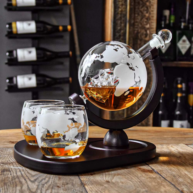 Deluxe Globe Decanter Set (04976)