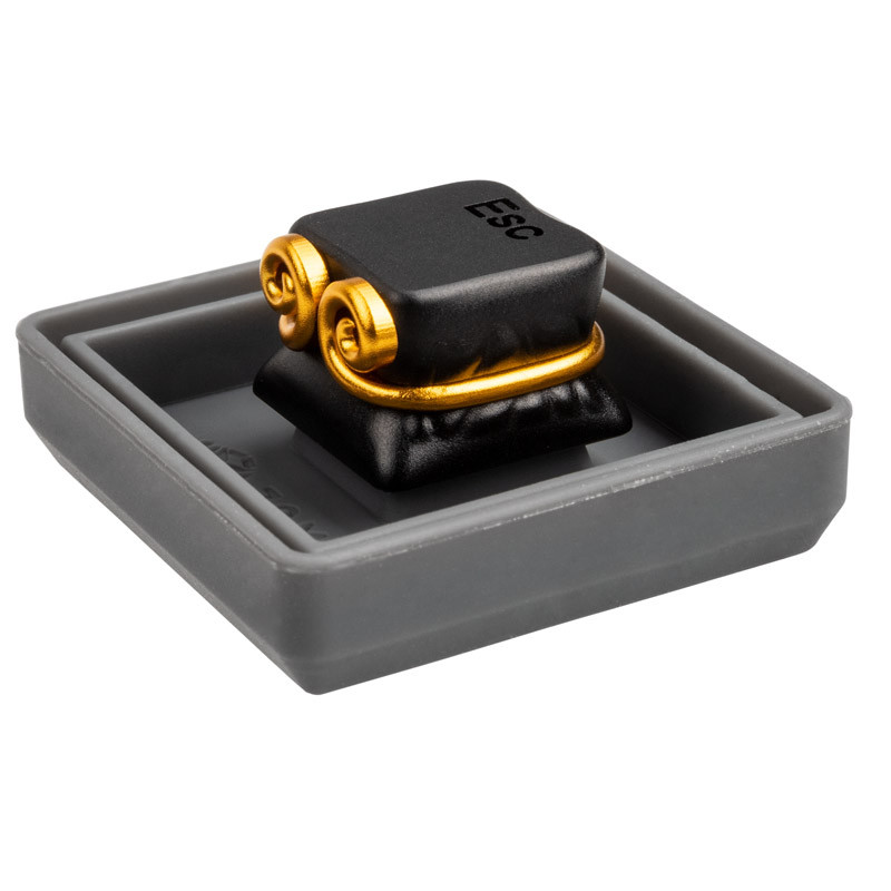 ZOMOPLUS compatible Aluminium Keycap WUKONG - schwarz/gold