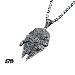 STAR WARS - Stainless Steel Millenium Falcon Pendant